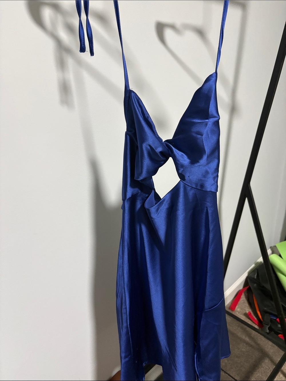 Silky Blue Princess Polly Mini Dress